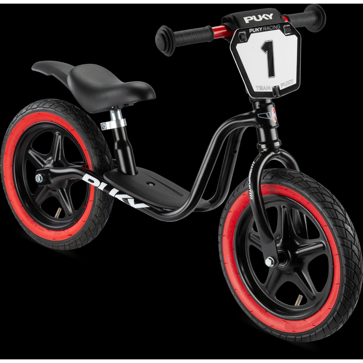 PUKY LR 1L SUPERMOTO Løbecykel - Sort