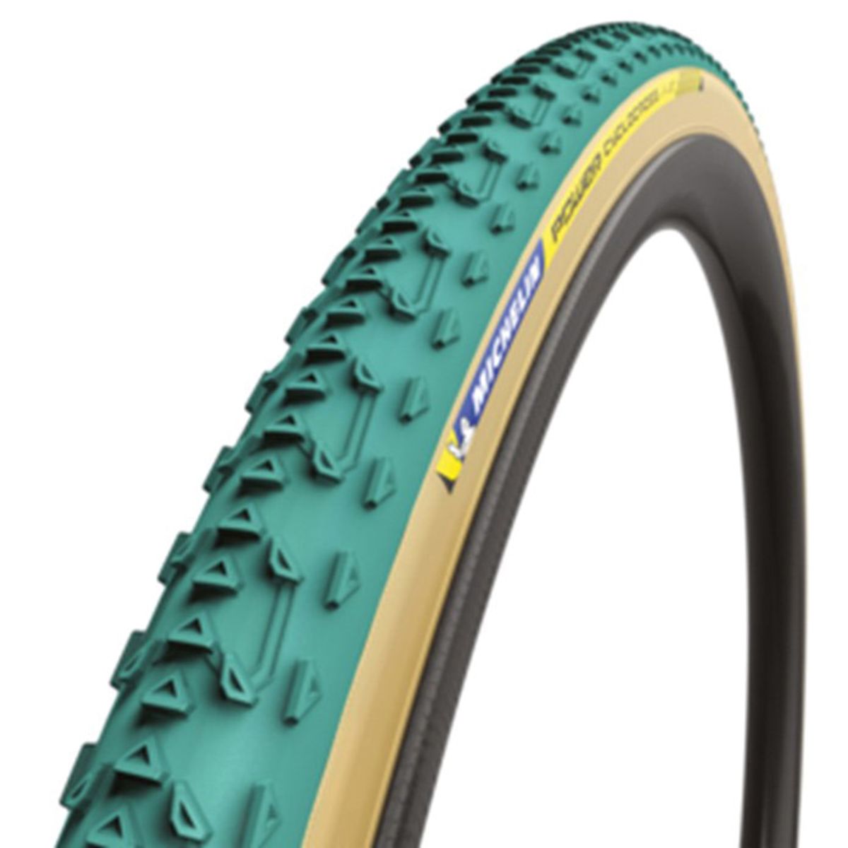 Michelin Power Cyclocross Jet Folding 700x33c (33-622) - Gravel Dæk - Grøn/Brun