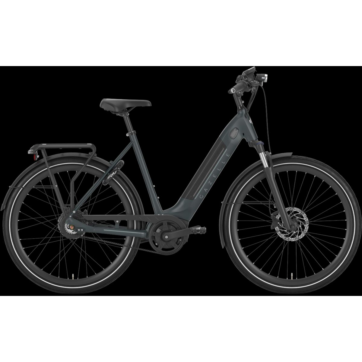 Gazelle ULTIMATE C380 HMB Belt 500wh Dame 2022 - Grå