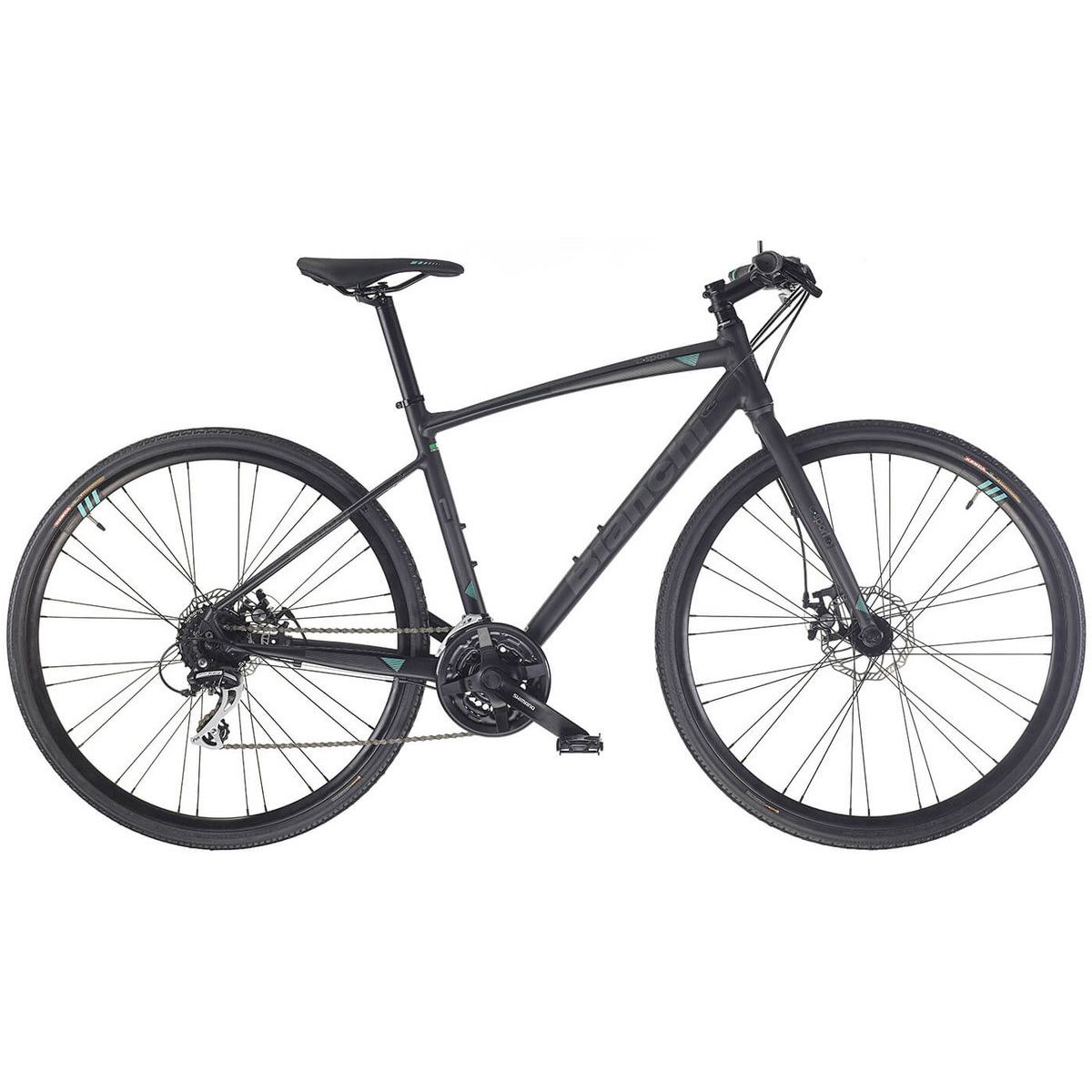 Bianchi C-SPORT 1 Herre 2025 - Graphite/Soft Black Matte