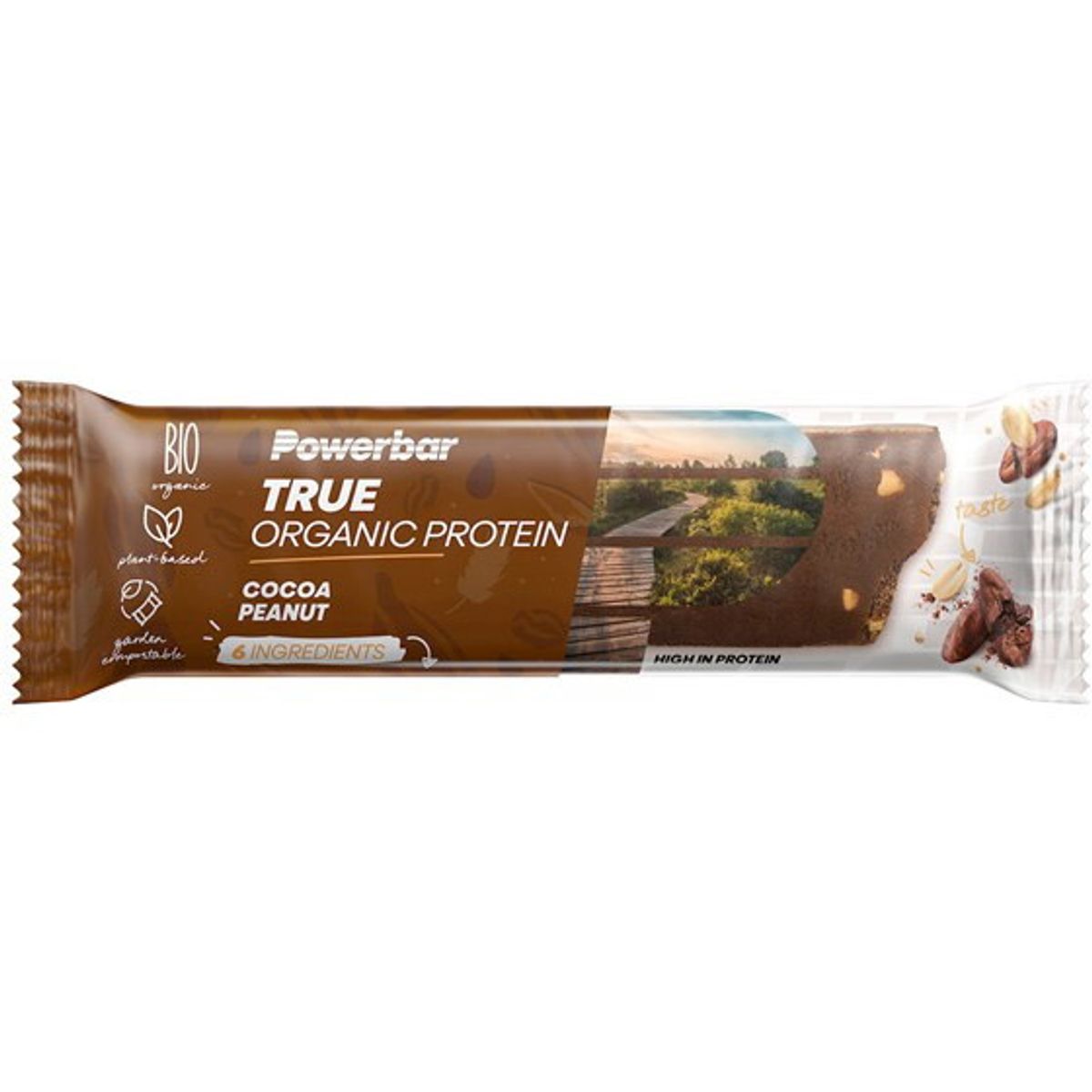 PowerBar True Organic Protein Bar - Cocoa Peanut - 45g