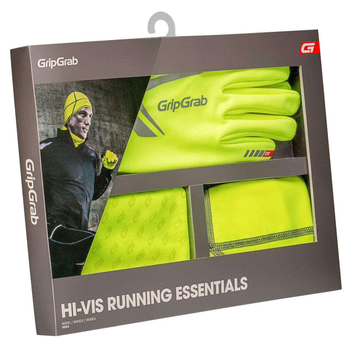 GripGrab Hi-Vis Running Essentials - Hi-Vis Gul