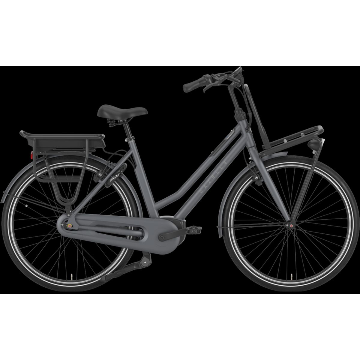 Gazelle HEAVYDUTYNL C7+ HMB 500wh Dame 2022 - Grå