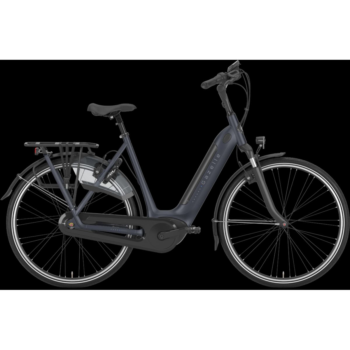 Gazelle GRENOBLE C7+ HMB 400wh Dame 2022 - Blå