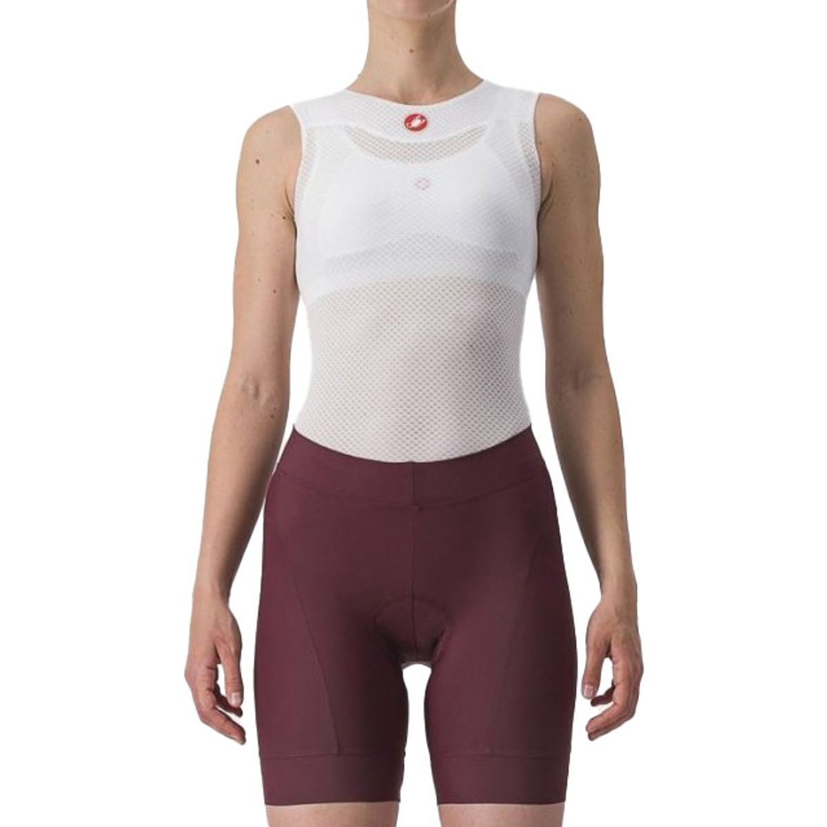 Castelli PRIMA SHORTS u. seler - Bordeaux/Persian