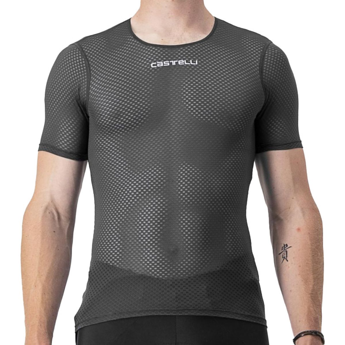 Castelli PRO MESH 2.0 SHORT SLEEVE Baselayer - Sort