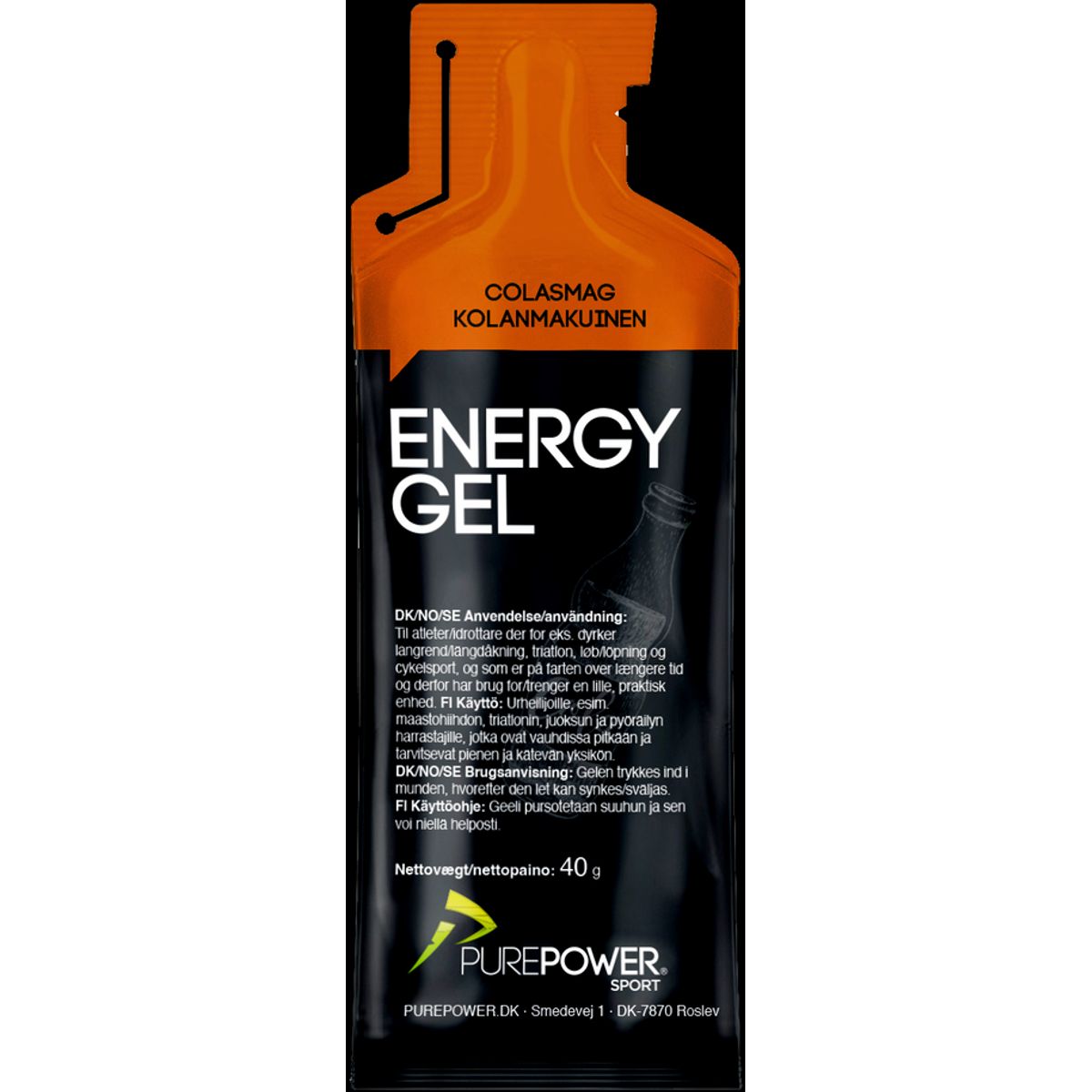 Purepower Energy Gel Cola - 40g