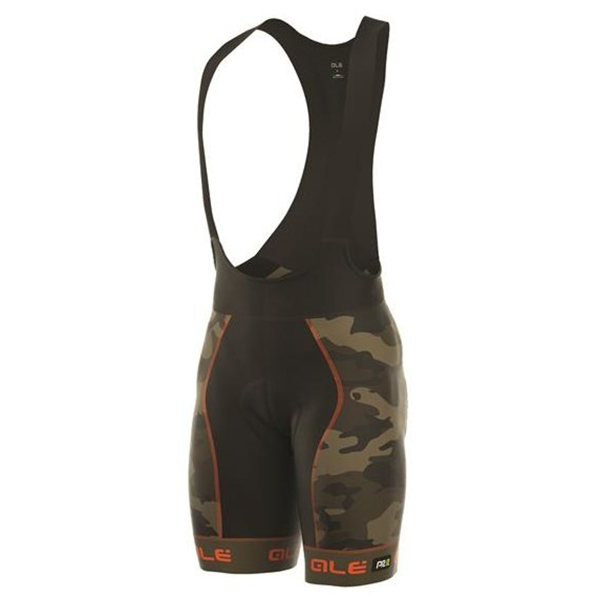 Alé Vinter Bibshorts Herre, Camo/Orange