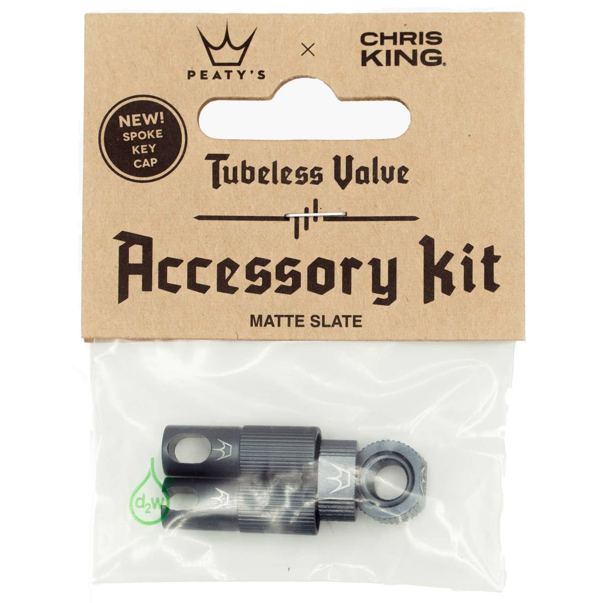 Peaty's x ChrisKing Tubeless Valves Kit - Slate