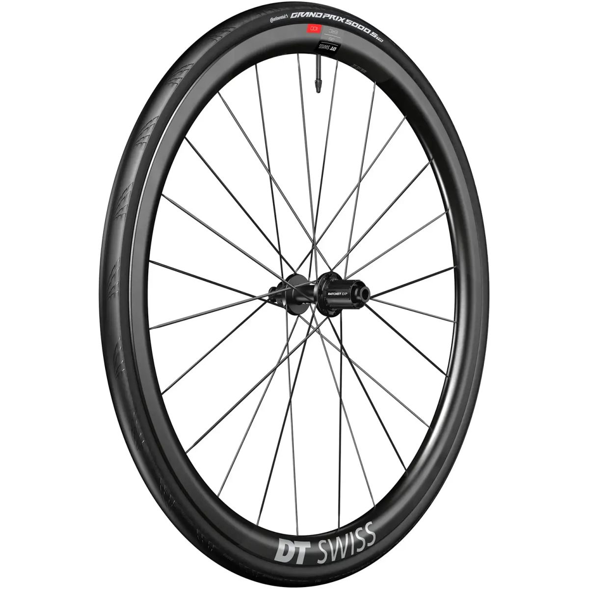 DT Swiss Wheel ERC 1100 Dicut 35 (Inkl. Dæk & Slange) 700c Rear - Shimano/SRAM