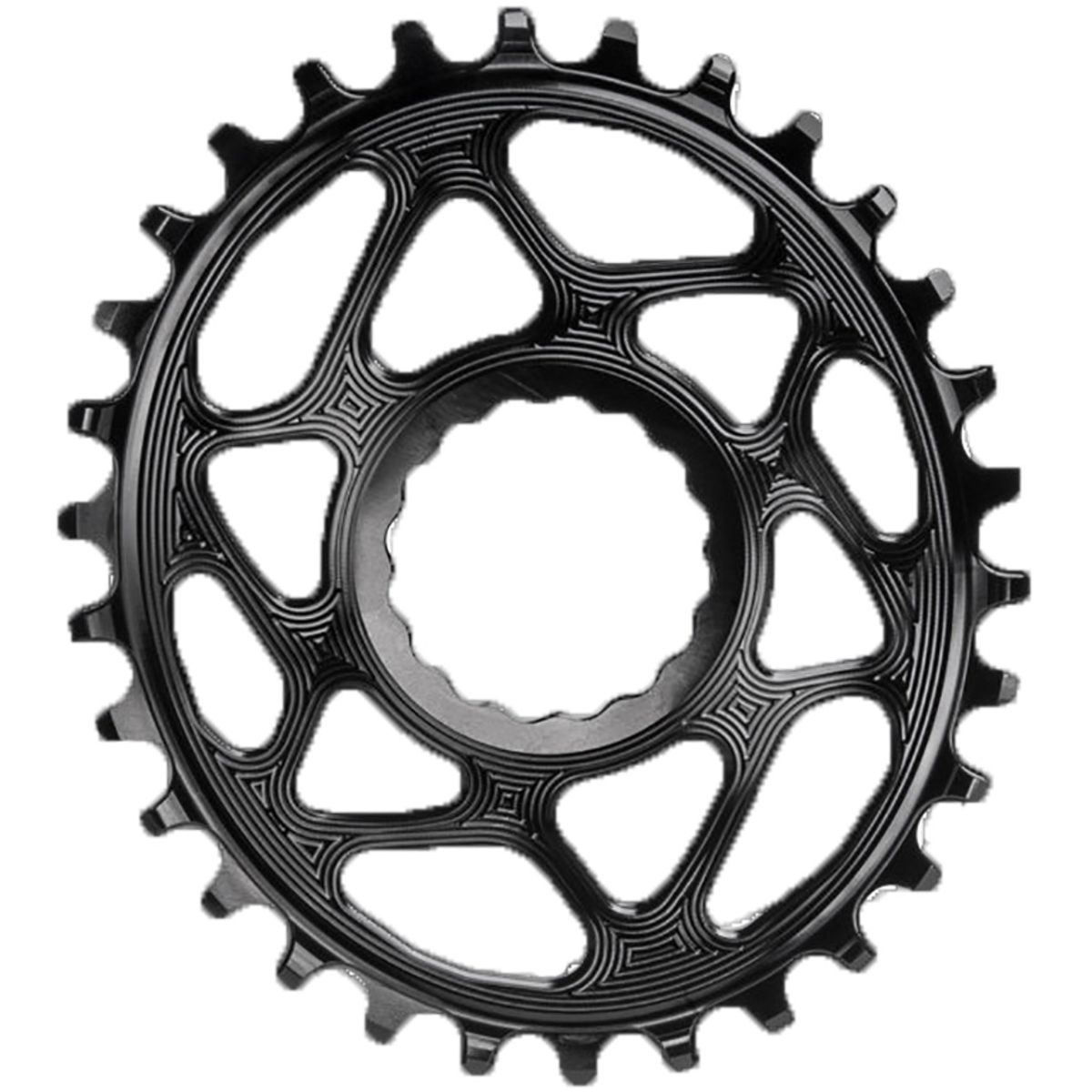 AbsoluteBlack Chainring Direct Mount Singlespeed 32T - (1x10/11/12) Oval (RaceFace) - Sort