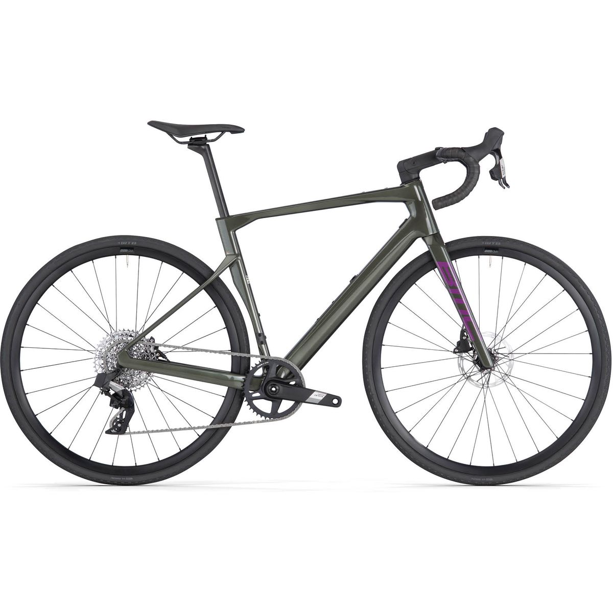 BMC Roadmachine X THREE 2024 - Steel Green / Purple