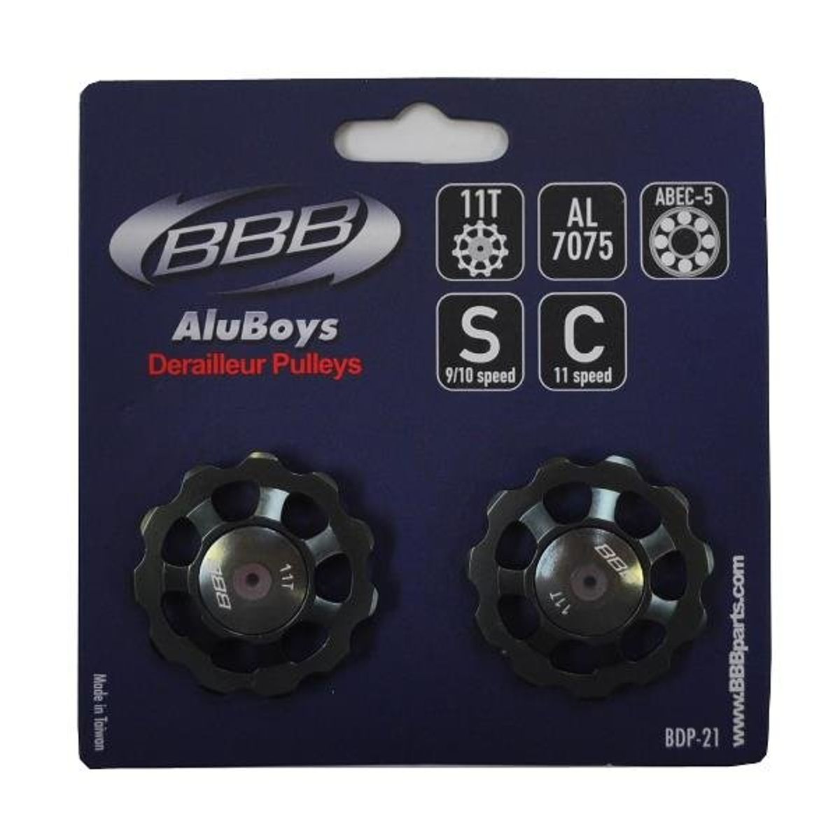 BBB Pulley 11t AluBoys keramiske lejer 9/10/11g - BDP-21