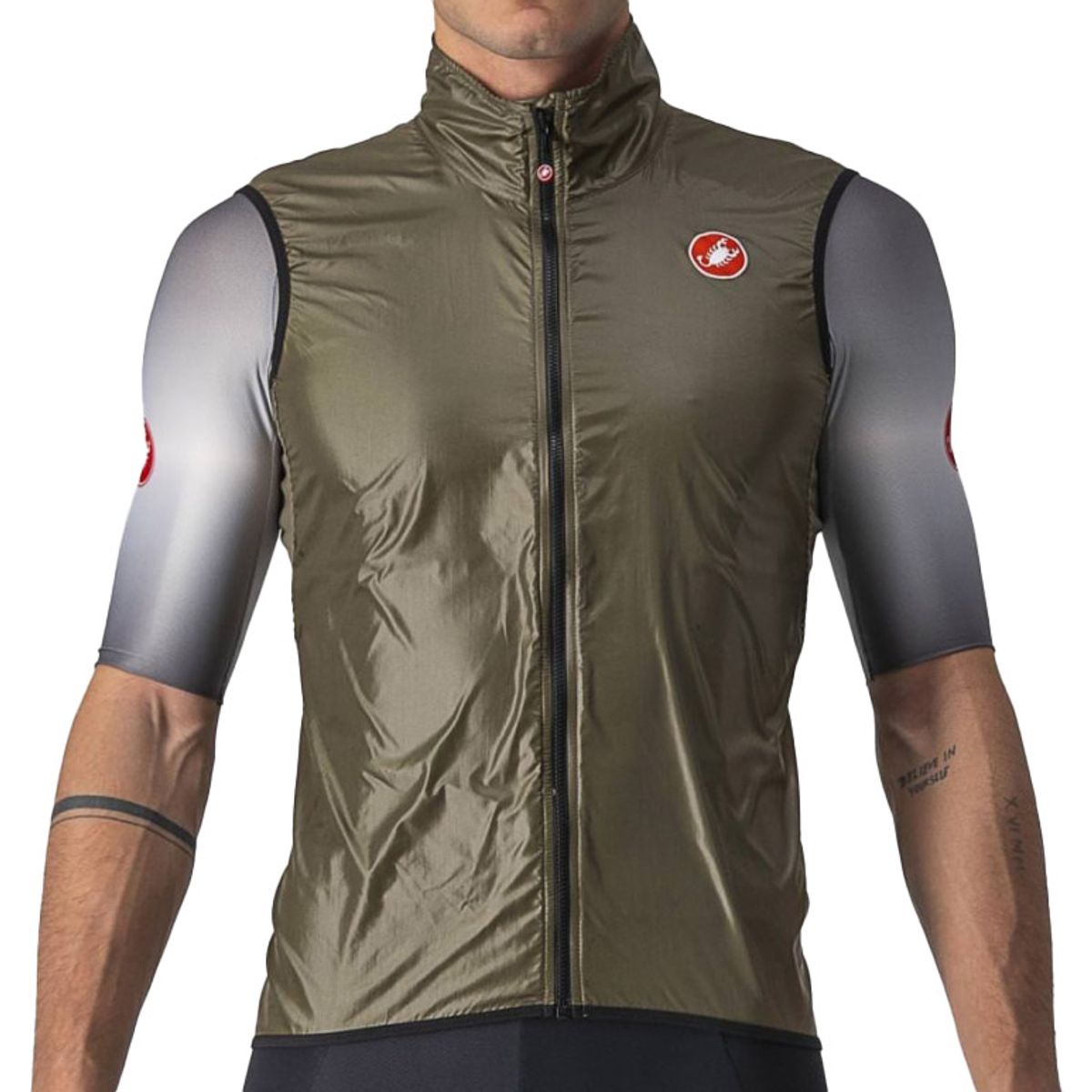 Castelli ARIA VEST - Grøn/Brun