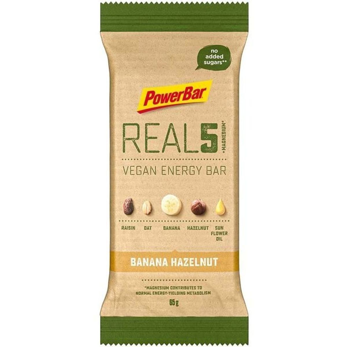 PowerBar REAL5 Veagan Energy Bar - Banana Hazelnut