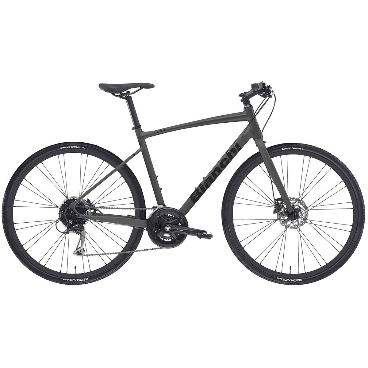 Bianchi C-SPORT 2 Herre 2025 - Graphite/Soft Black Matte