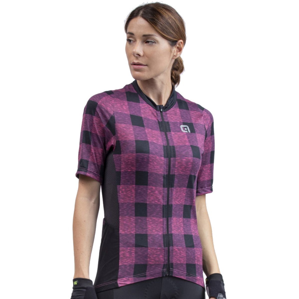 Alé Jersey Women Gravel Scottish - Lyserød