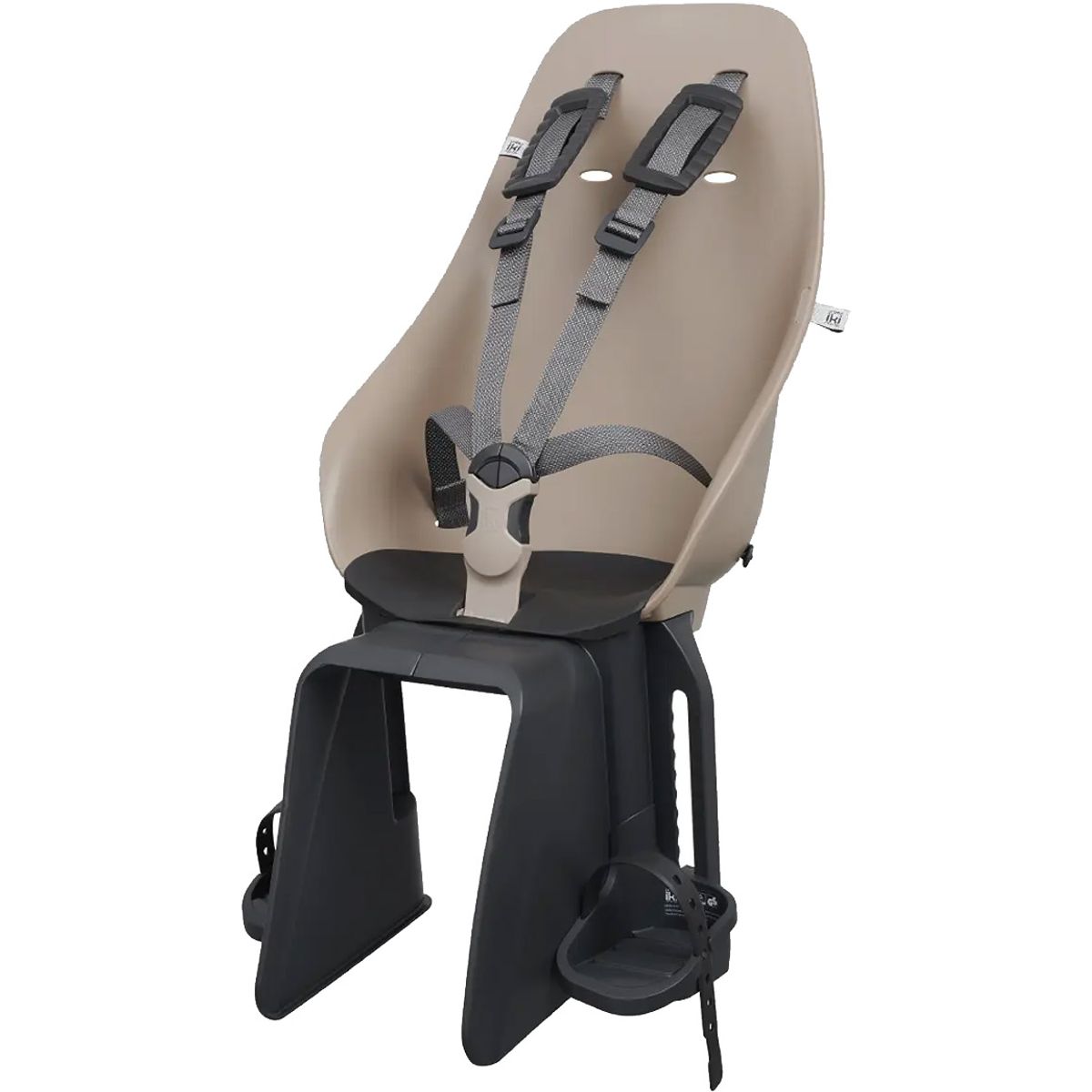 Urban Iki Barnestol til bagagebærer - 9 mdr til 6 år (til 9-22 kg) - Inaho Beige/Bincho Black (Easy-Fix)