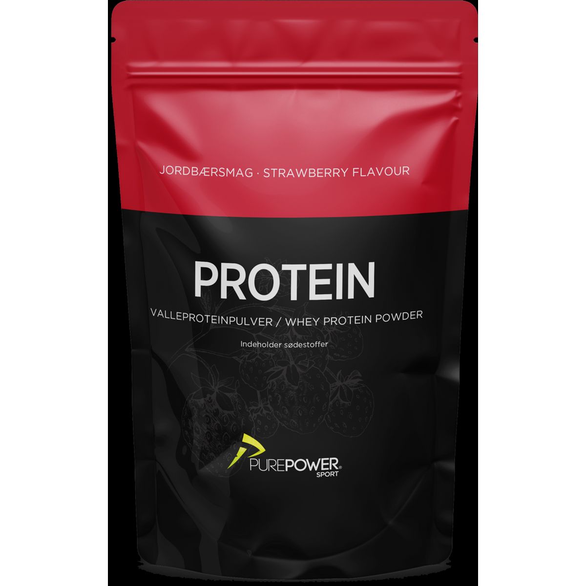 Purepower Valleprotein Jordbær - 400g