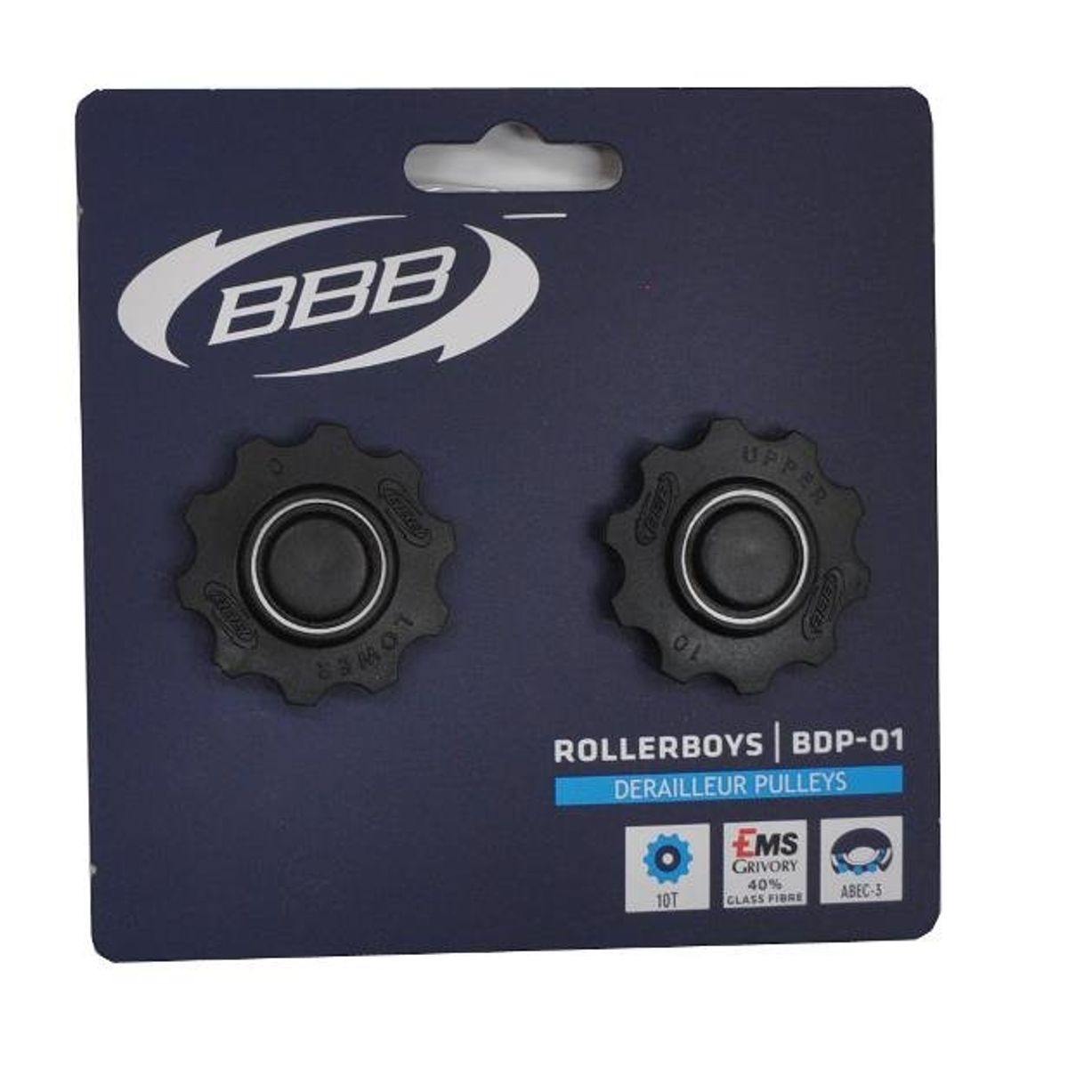 BBB Pulley 10t RollerBoys lukkede lejer 8/9/10g - BDP-01