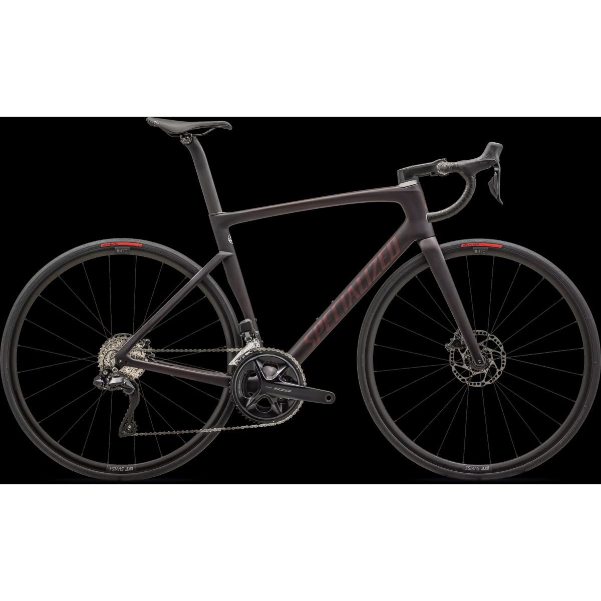 Specialized Tarmac SL7 Comp - Shimano 105 Di2 2024 - Grå/Rød