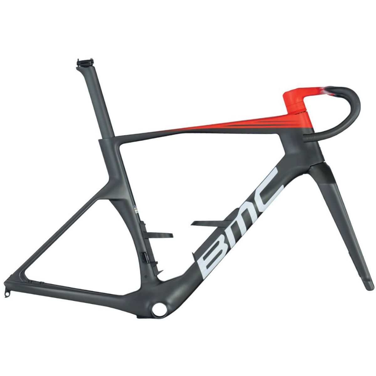 BMC Teammachine R 01 MOD Frameset - Carbon Black / Neon