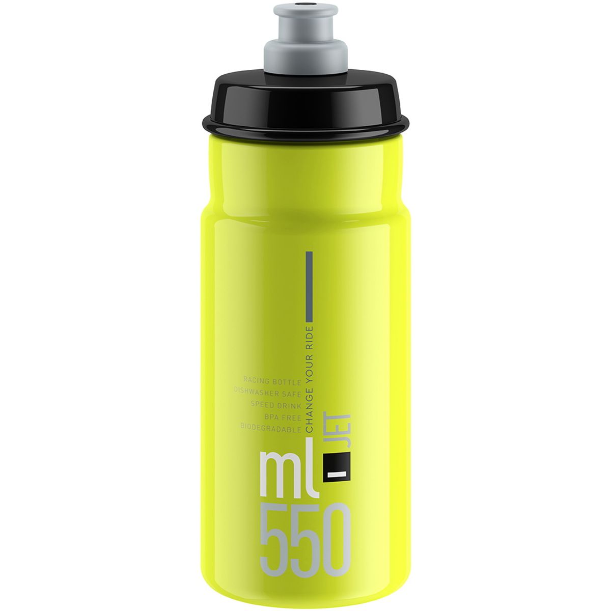 Elite JET Drikkedunk - 550ml - Gul Fluo