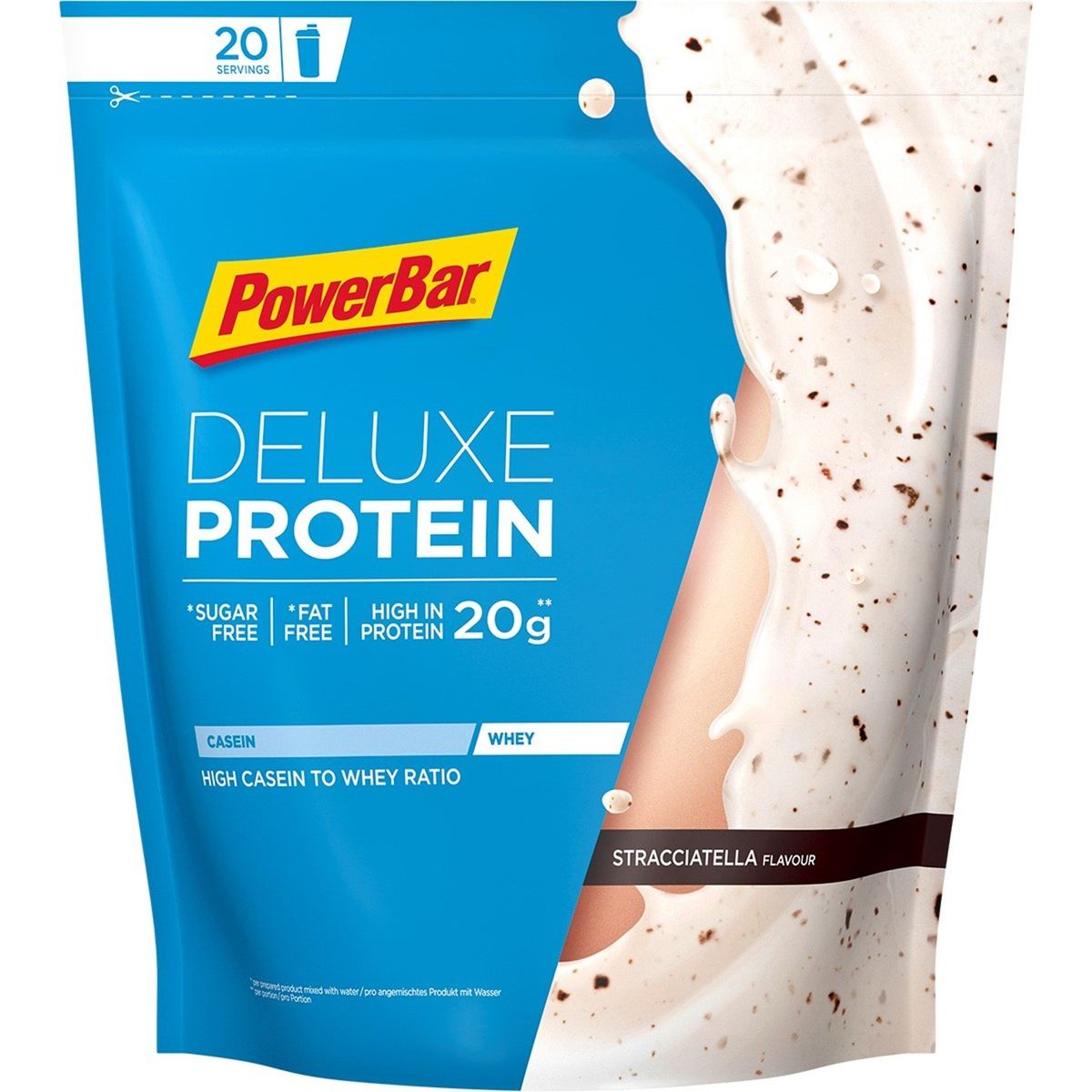 Powerbar Protein Deluxe 80% - Protein pulver - Stracciatella 500g