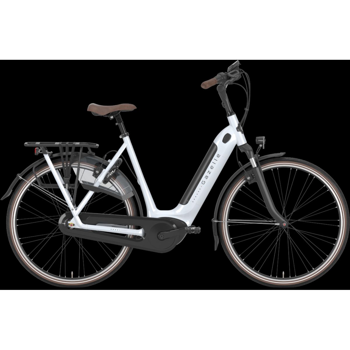 Gazelle GRENOBLE C7+ HMB 500wh 2022 - Hvid