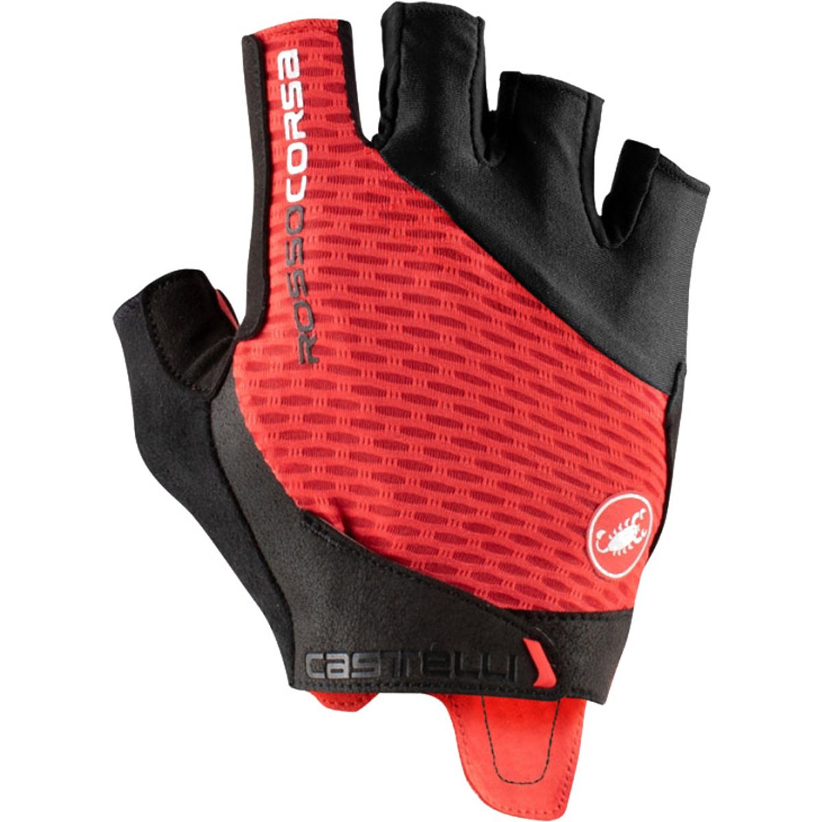 Castelli ROSSO CORSA PRO V GLOVE Cykelhandske - Rød