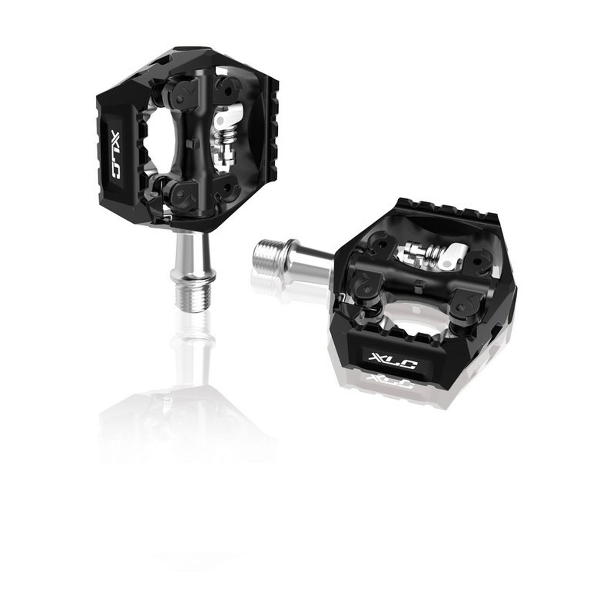 XLC PD-S14 Kombi pedal (SPD og flat) - Sort