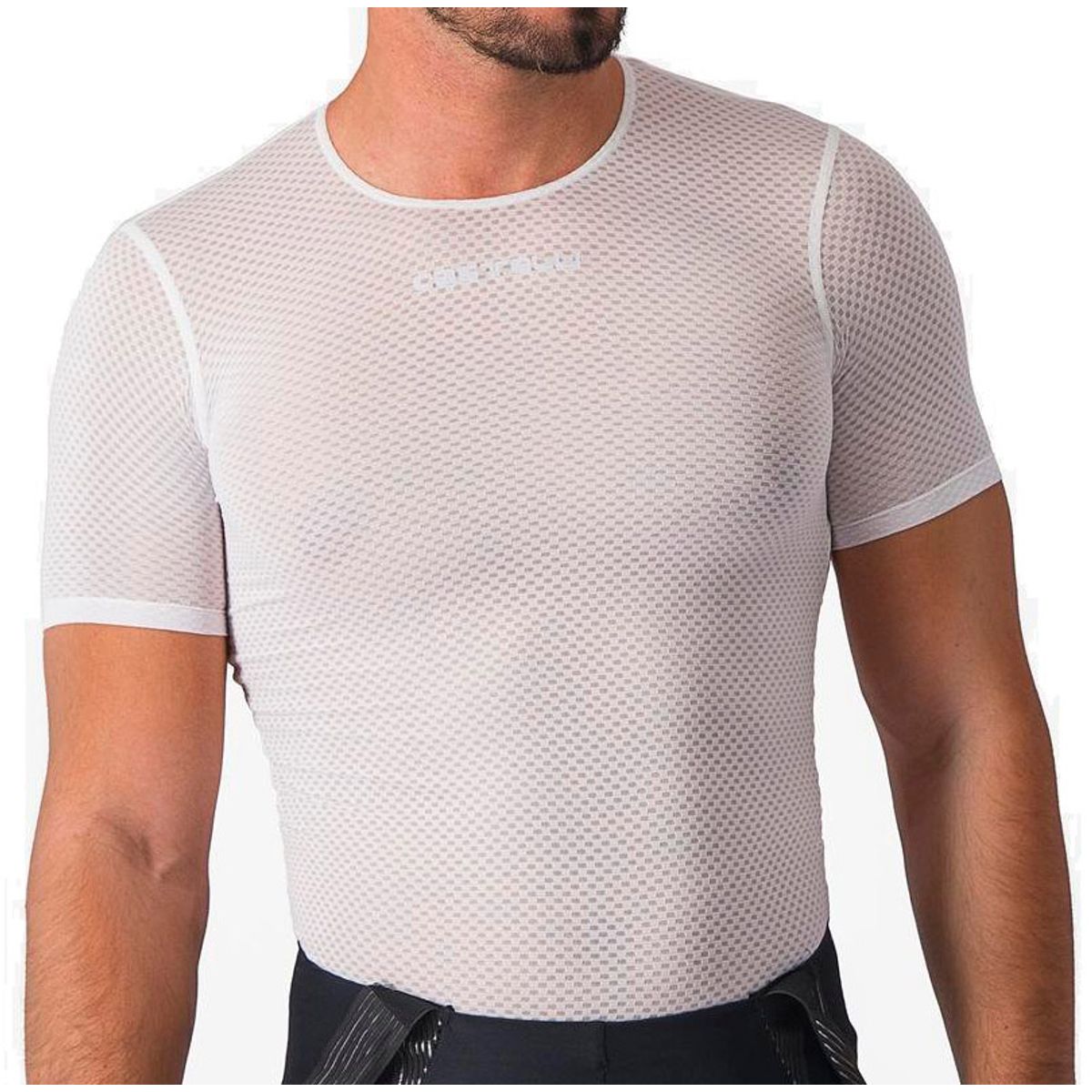 Castelli PRO MESH 2.0 SHORT SLEEVE Baselayer - Hvid