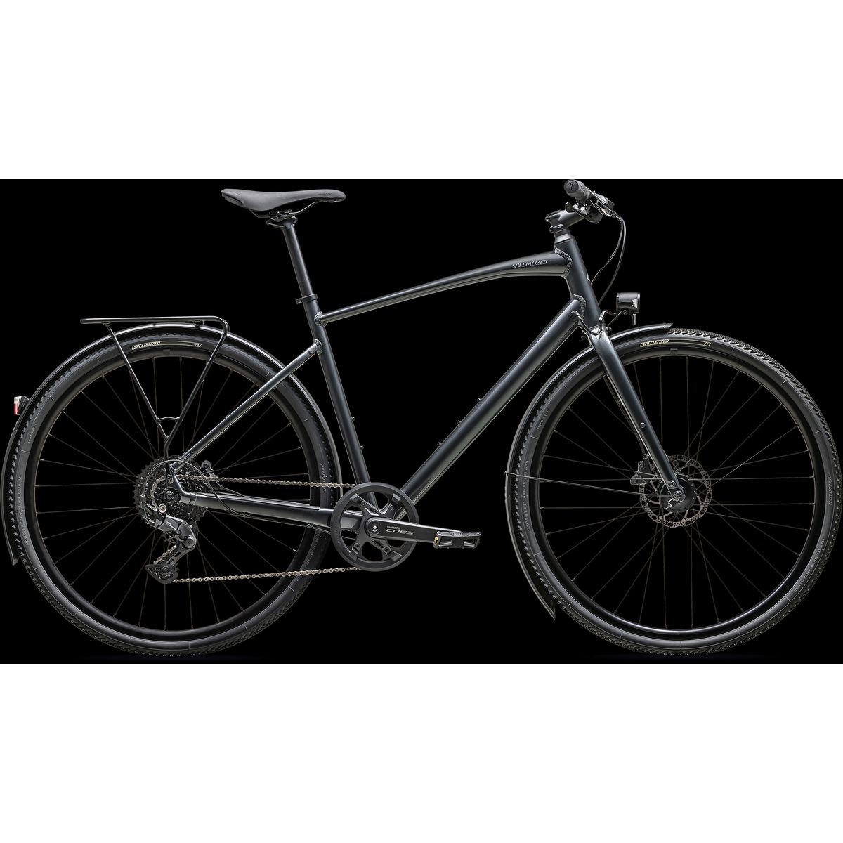 Specialized Sirrus X 2.0 EQ 2025 - Gloss Black Liquid Metal