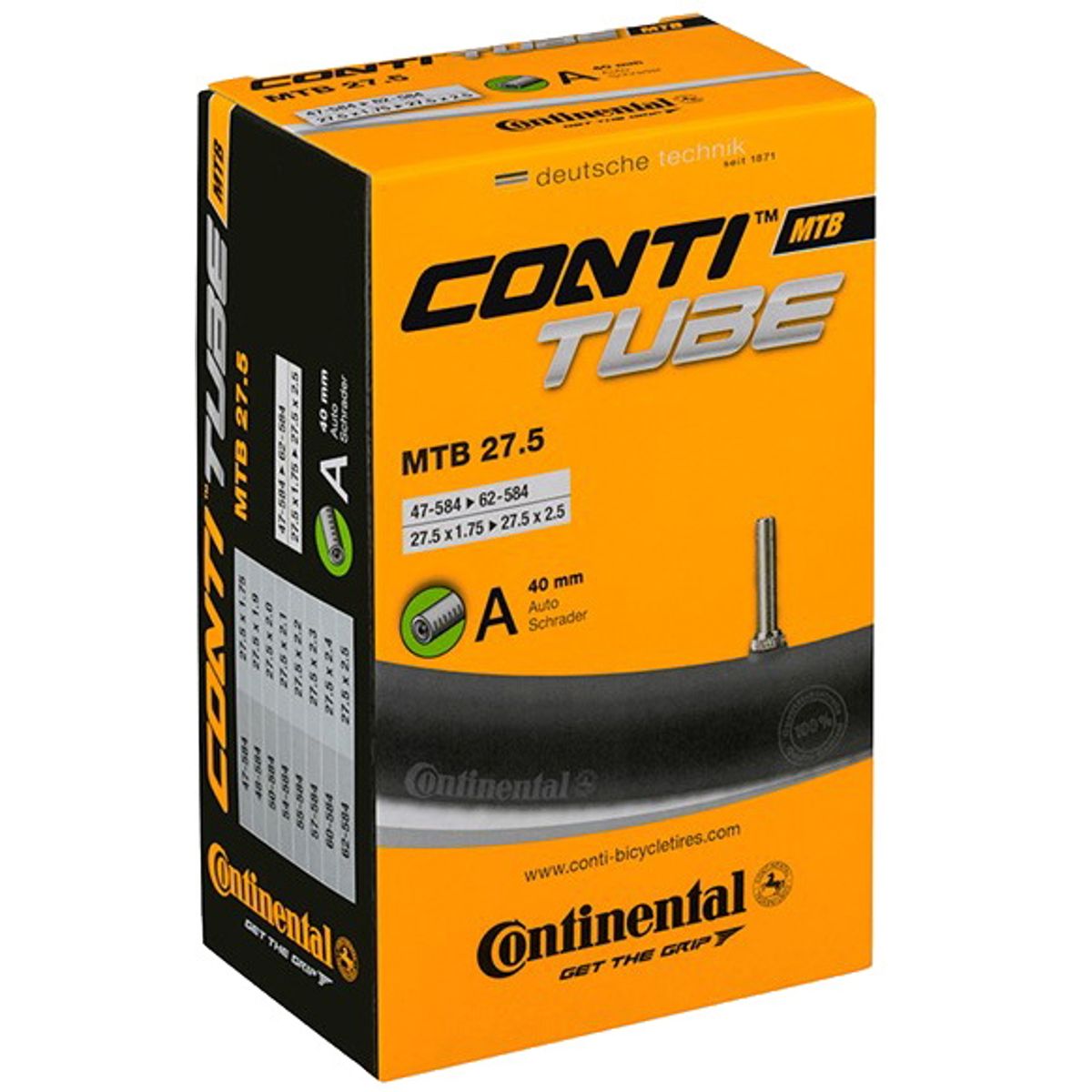 Continental 27.5 x 1.90/2.4 (47-62x584) Schrader 40mm