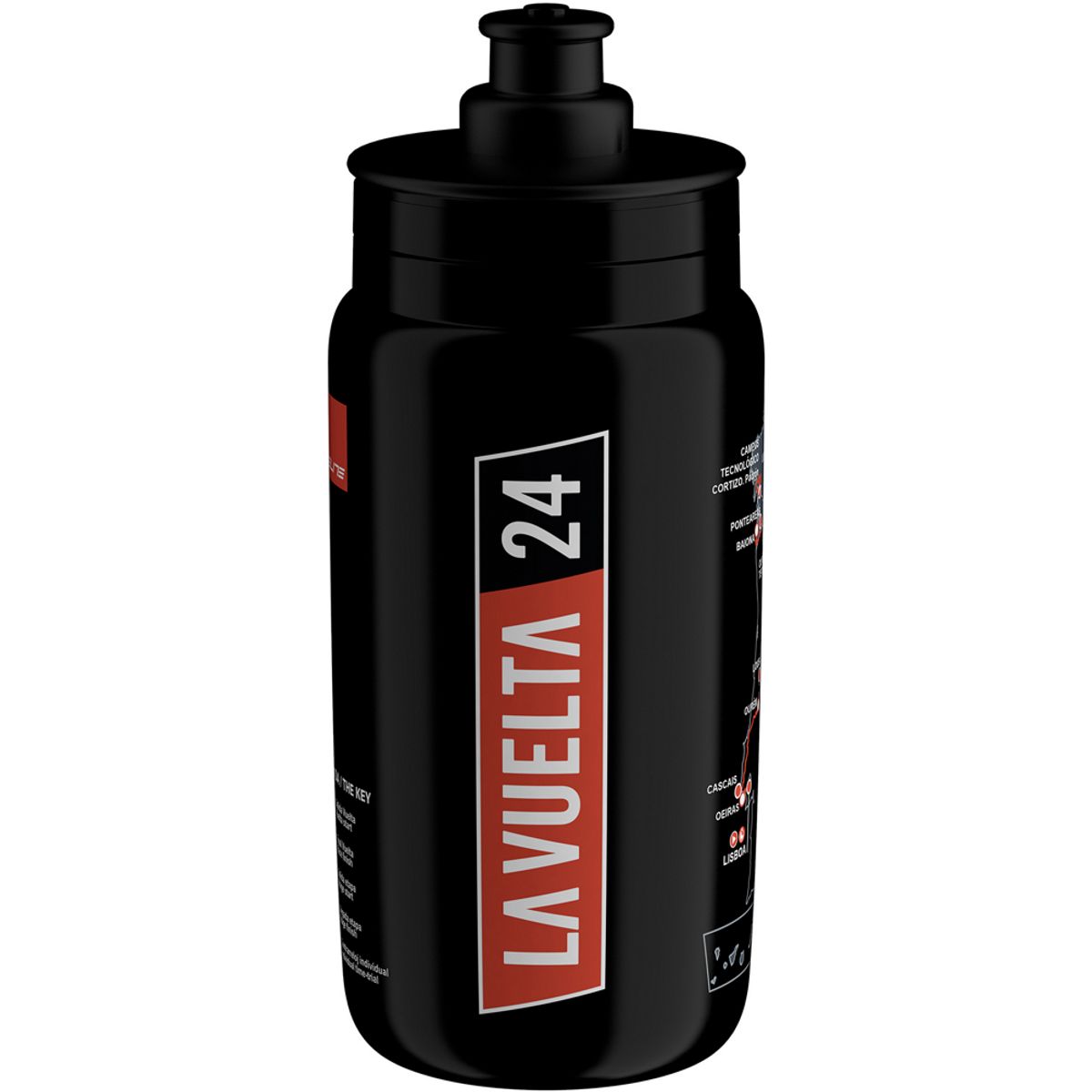 Elite FLY Vuelta Black Map 2024 Drikkedunk - 550ml