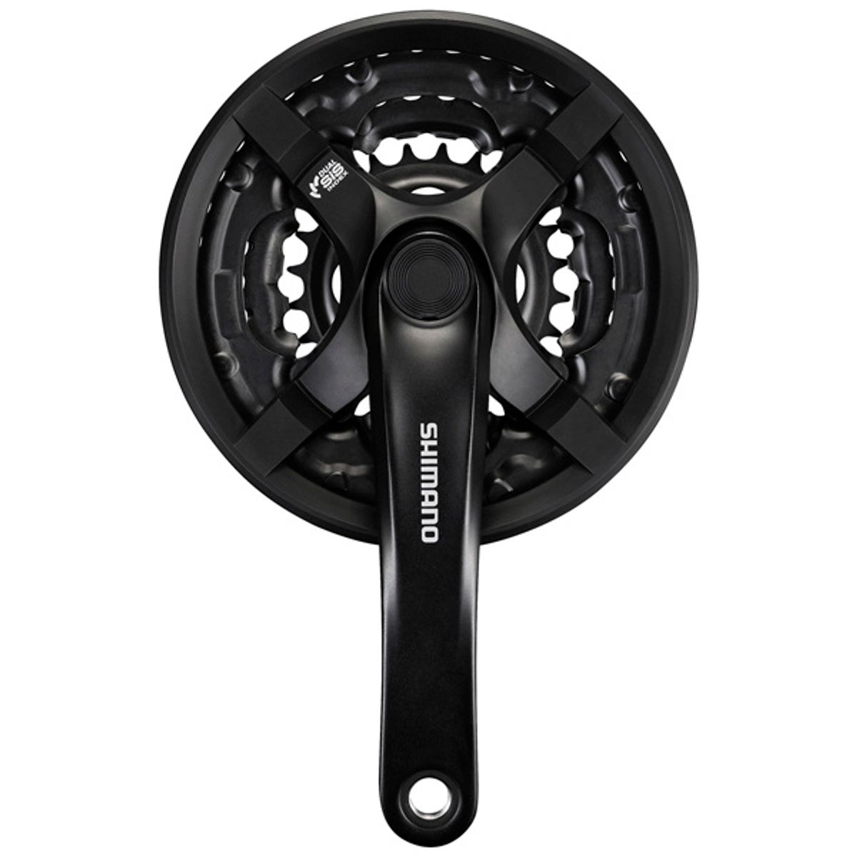 Shimano Kranksæt 6/7/8 Speed - Sort - FC-TY501 42/34/24T