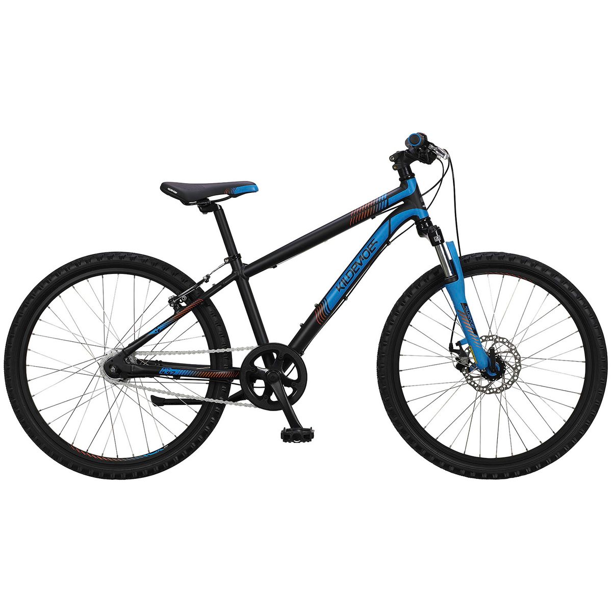 Kildemoes Intruder MTB 7g 24" Dreng 2024 - Sort