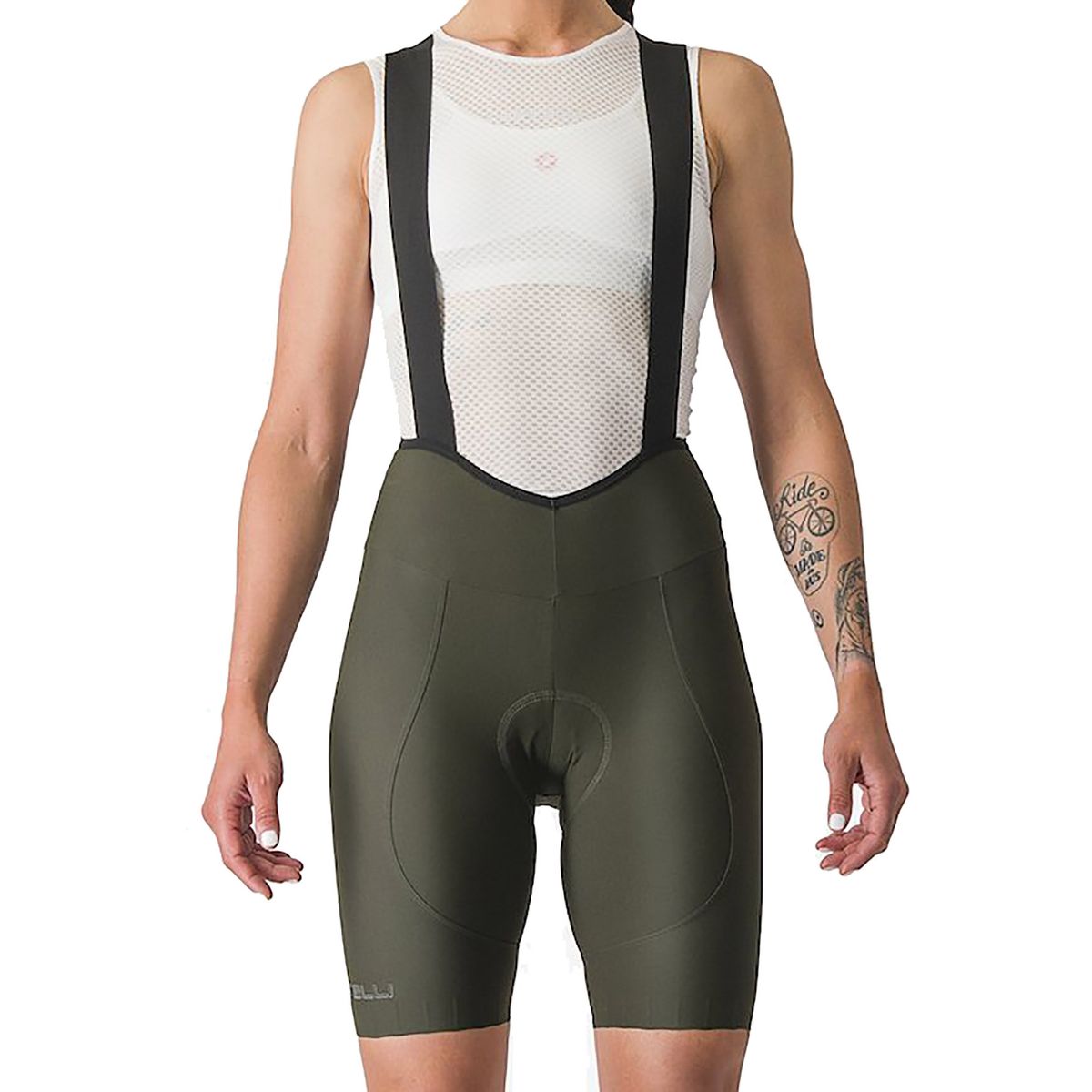 Castelli ESPRESSO W DT BIBSHORT - Deep Green