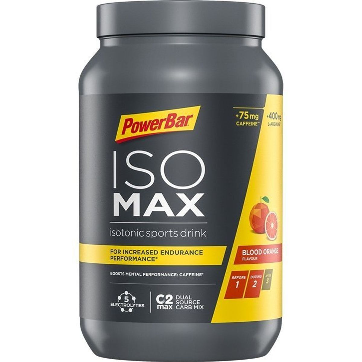 Powerbar ISO MAX - Energipulver - Blood Orange 1.200g