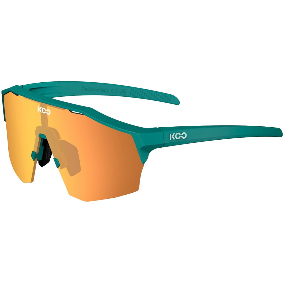 KOO Alibi Cykelbriller - Persian Green Matt / Orange