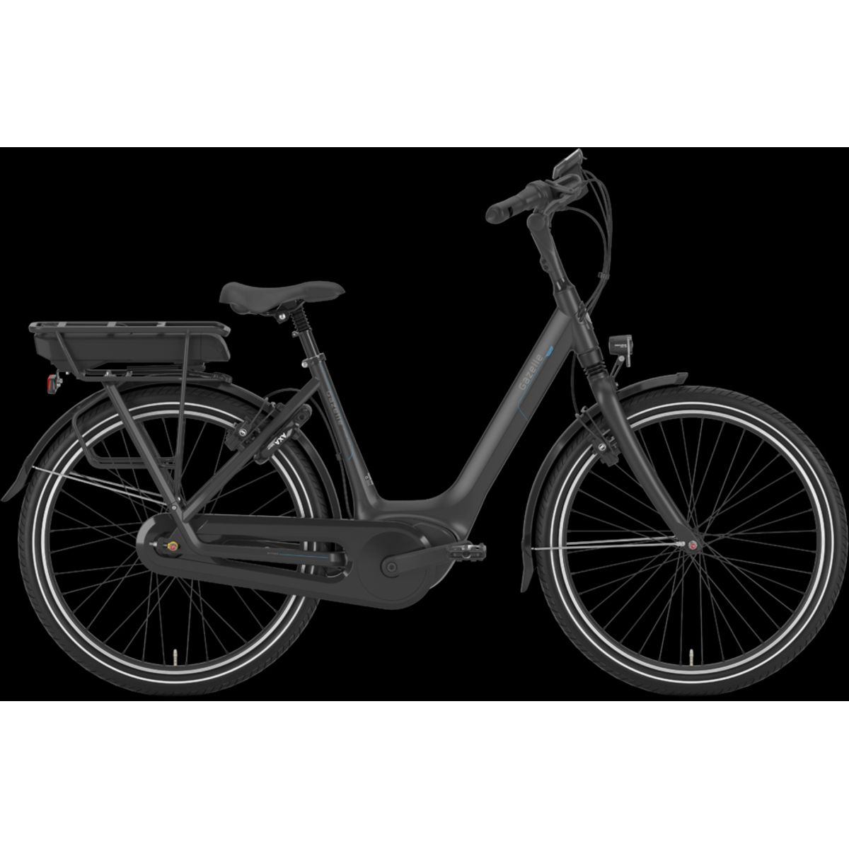 Gazelle ARROYO C7+ HMB 26" 500wh Dame 2022 - Sort