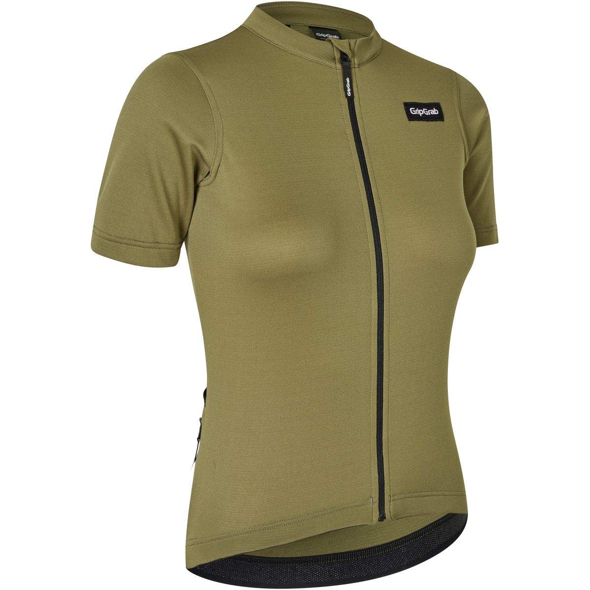 GripGrab Women's Kortærmet Gravelin Merinotech Cykeltrøje - Olive Green