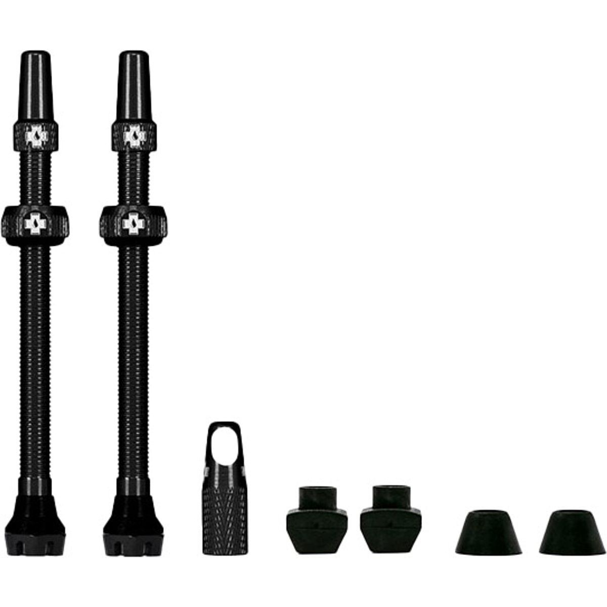 Muc-Off Tubeless Valve / Ventil Kit v2.0 - 80 mm - Black