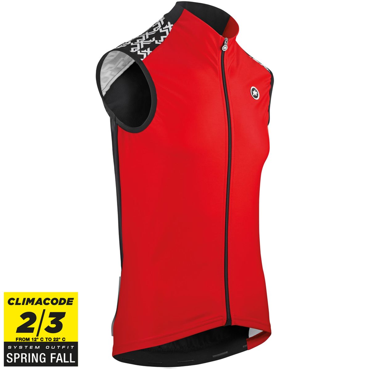 Assos Cykelvest Mille GT Fall Spring Vest, Rød