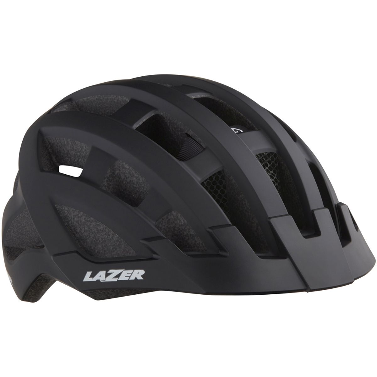 Lazer Petit DLX cykelhjelm m. LED lys - Sort