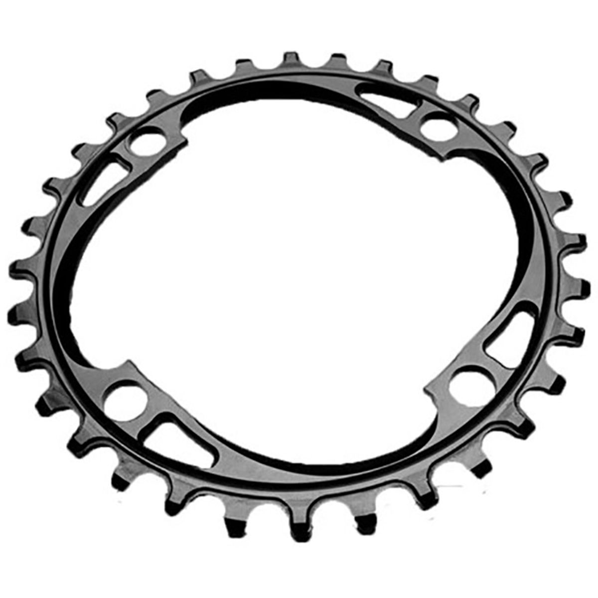 AbsoluteBlack Chainring Direct Mount Singlespeed 38T - (1x10/11/12) - Sort