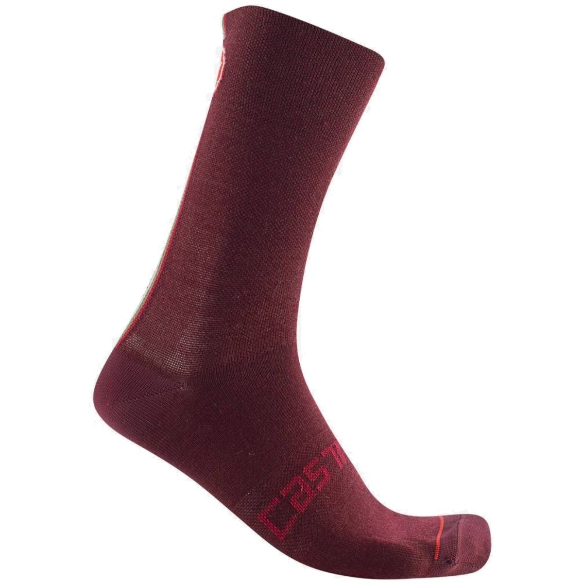 Castelli RACING STRIPE 18 SOCK - Rød