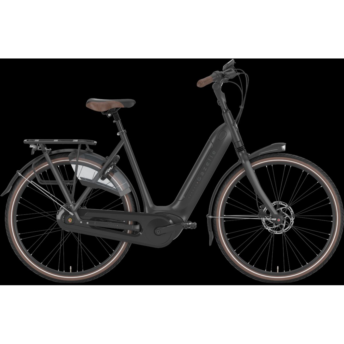 Gazelle ARROYO C8 HMB ELITE Dame 2023 - Sort