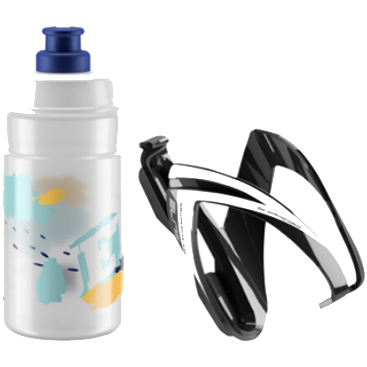 Elite Kit CEO Black Glossy + JET Drikkedunk - 350ml - Blå