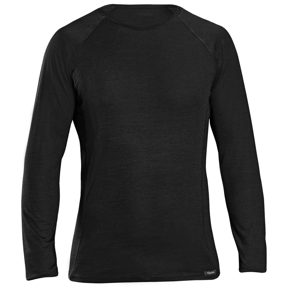 GripGrab Merino Polyfiber Langærmet Base Layer - sort